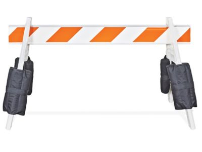 A-Frame Barricade I-Beam - 6' H-6132 - Uline