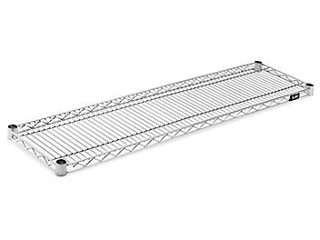 Additional Stainless Steel Wire Shelves - 48 x 12" H-6145