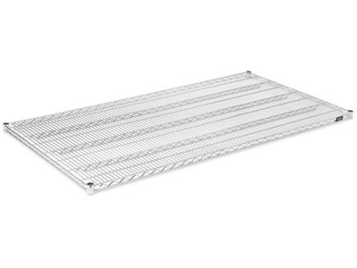 Tablettes supplémentaires en fil d'acier inoxydable – 72 x 36 po
