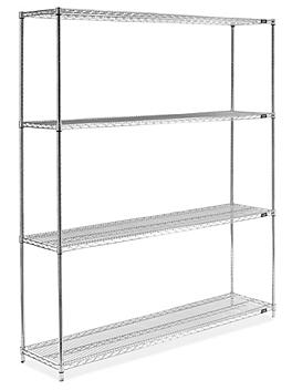 Stainless Steel Wire Shelving Unit - 72 x 18 x 86" H-6151