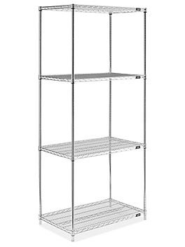 Stainless Steel Wire Shelving Unit - 36 x 24 x 86" H-6152