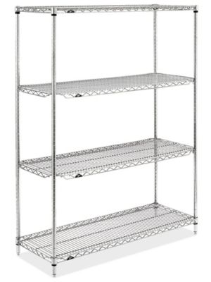 Chrome Quick Adjust Wire Shelving - 48 x 18 x 63" H-6160