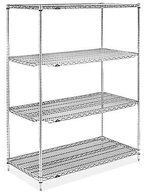 Quick Adjust Wire Shelving 48 X 24, Uline Shelving Manual
