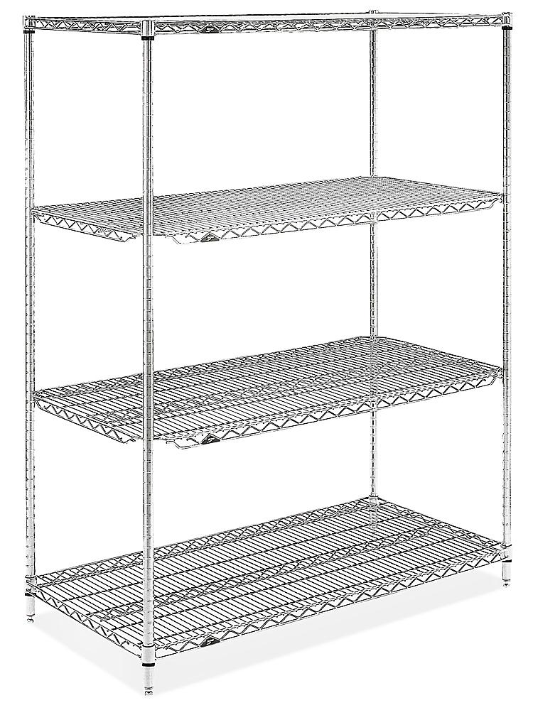 Quick Adjust Wire Shelving 48 X 24, Quick Adjust Wire Shelving
