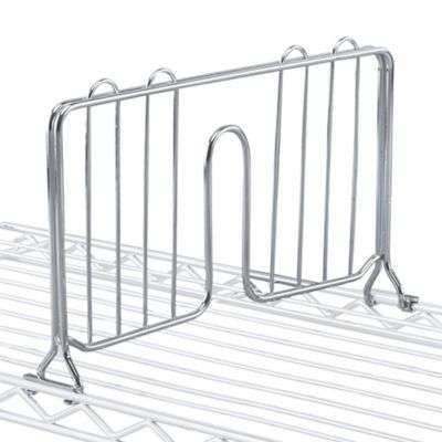 Stainless Steel Wire Shelf Dividers - 12 x 8" H-6174