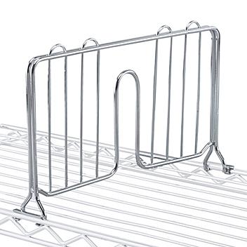 Stainless Steel Wire Shelf Dividers - 12 x 8" H-6174