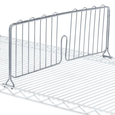 Stainless Steel Wire Shelf Dividers - 24 x 8" H-6176