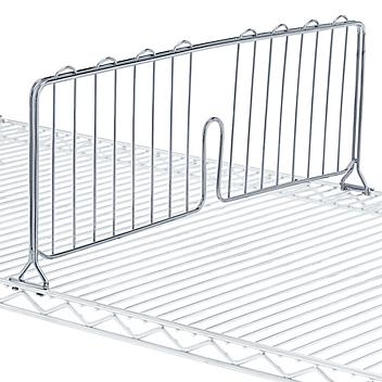 Stainless Steel Wire Shelf Dividers - 24 x 8" H-6176