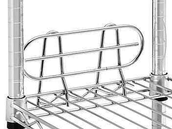 Stainless Steel Wire Shelf Ledge - 12 x 4" H-6178