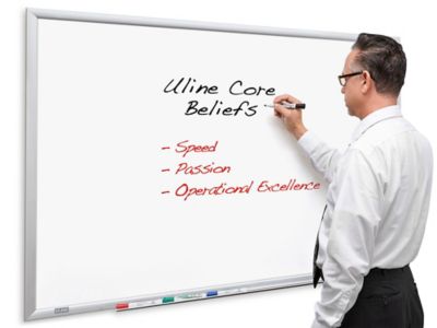 Nonmagnetic Melamine Dry Erase Board - 4 x 3' H-617