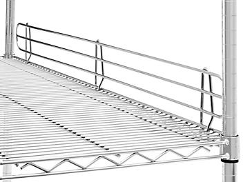 Stainless Steel Wire Shelf Ledge - 48 x 4" H-6182