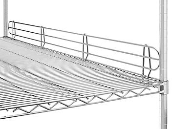 Stainless Steel Wire Shelf Ledge - 60 x 4" H-6183