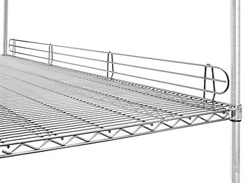Stainless Steel Wire Shelf Ledge - 72 x 4" H-6184