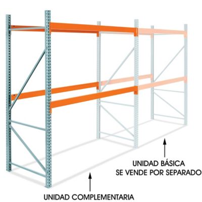 Unidad Complementaria de Racks para Tarimas - 108 x 48 x 120