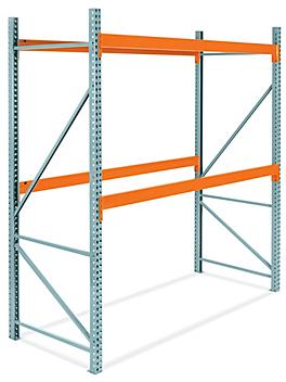 Two-Shelf Pallet Rack Starter Unit - 108 x 48 x 120" H-6192