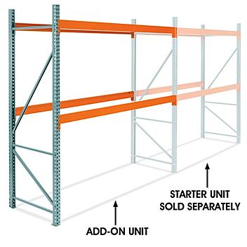 Add-On Unit for Two-Shelf Pallet Rack - 120 x 42 x 120" H-6193-ADD