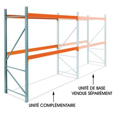 Add-On Unit for Pallet Rack - 120 x 48 x 120" H-6194-ADD