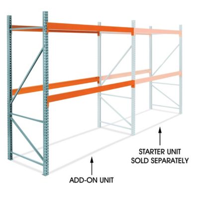 Add-On Unit for Pallet Rack - 120 x 48 x 120" H-6194-ADD