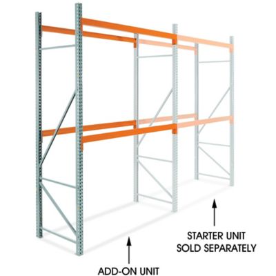 Add-On Unit for Pallet Rack - 96 x 42 x 144" H-6195-ADD