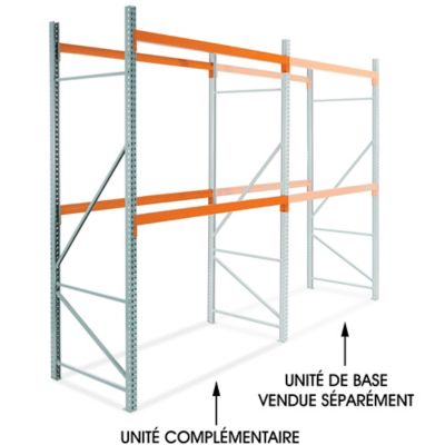 Add-On Unit for Pallet Rack - 96 x 48 x 144" H-6196-ADD