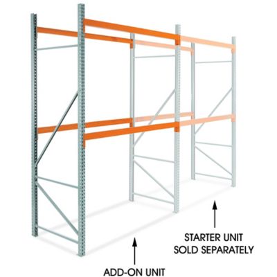 Add-On Unit for Pallet Rack - 96 x 48 x 144" H-6196-ADD