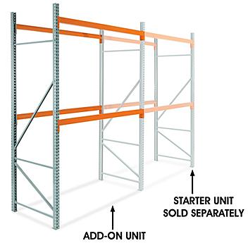 Add-On Unit for Two-Shelf Pallet Rack - 96 x 48 x 144" H-6196-ADD