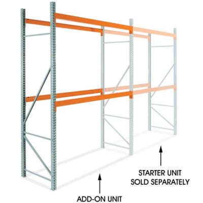 Add-On Unit for Pallet Rack - 108 x 42 x 144" H-6197-ADD