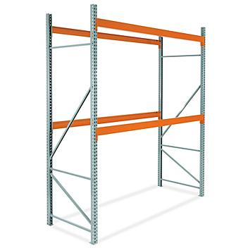 Two-Shelf Pallet Rack Starter Unit - 120 x 48 x 144" H-6200