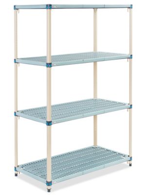 Estantería de Plástico Ventilada - 48 x 18 x 74, 122 x 46 x 188 cm H-6206  - Uline