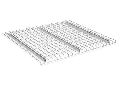 Treillis en fil de métal pour rayonnage à palettes – 52 po de largeur, 48 po de profondeur