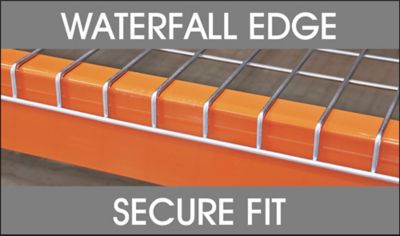 WaterFall edge, secure fit.