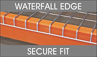 WaterFall edge, secure fit.