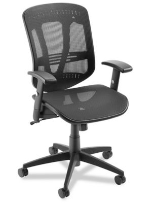 White mesh task discount chair