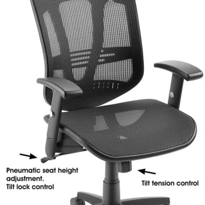 All Mesh Task Chair H 6238 Uline