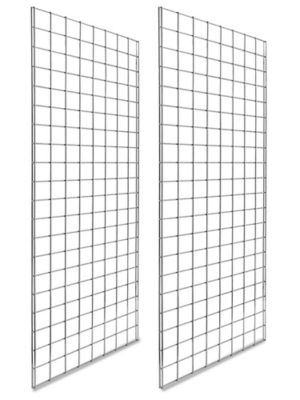 Gridwall Panels - 2 x 5', Chrome H-6277C