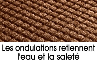 Boutons en fibres sur le tapis