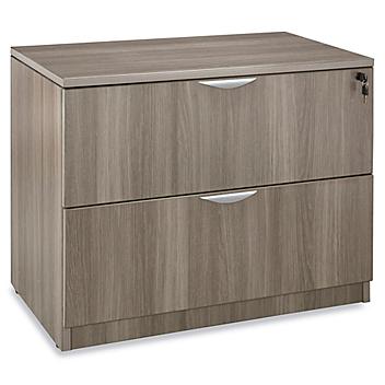 Laminate Lateral File Cabinet - 2-Drawer