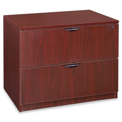 Classic Lateral File Cabinet - 2-Drawer, Mahogany H-6304MAH