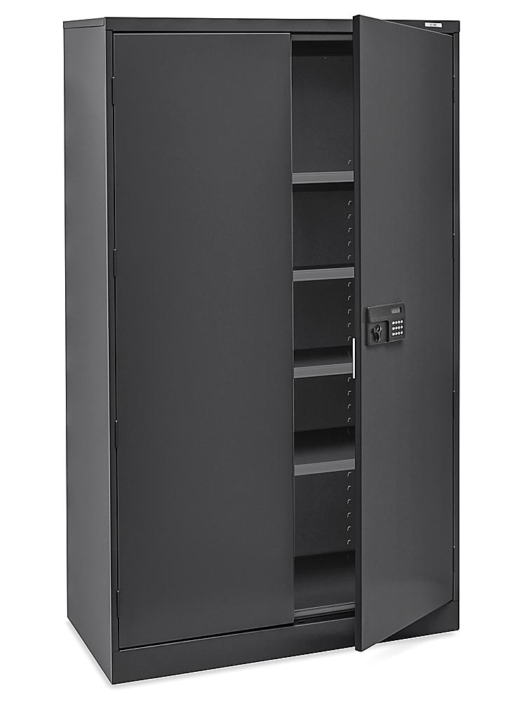 Electronic Storage Cabinet - 48 x 24 x 78, Black