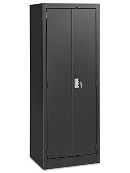 Slim Storage Cabinet - 24 x 18 x 66", Assembled, Black H-6317ABL
