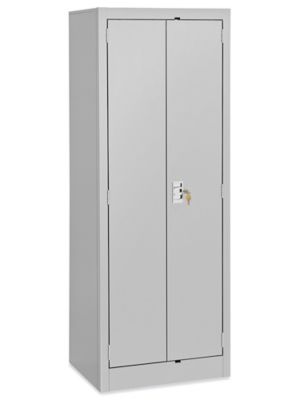 Mobile Slim Storage Cabinet - 18 x 18 x 72, Light Gray