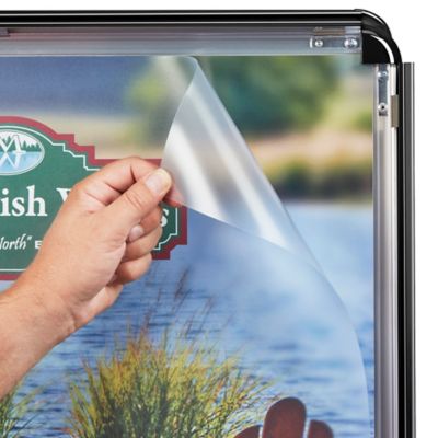 Aluminum Snap Edge A-Frame Sign - Black H-6327BL - ULINE