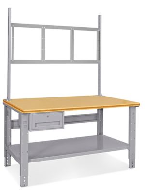 Deluxe Workstation Starter Table - 60 x 30&quot;, Composite Wood Top