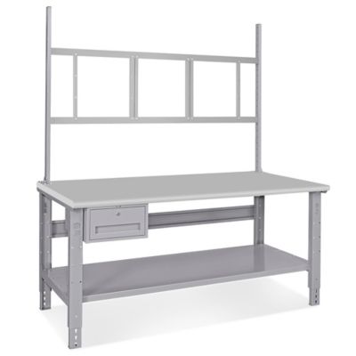 Deluxe Workstation Starter Table - 72 x 30", Laminate Top H-6342-LAM