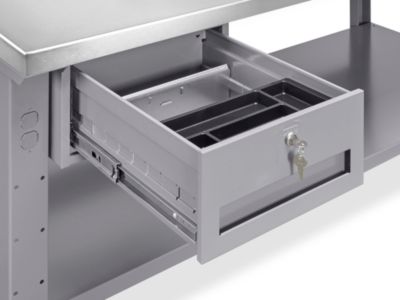 GRIP SWANY サンゾー工務店 GS IRON TABLE Premium Work Table - All Stainless Steel w/ 4
