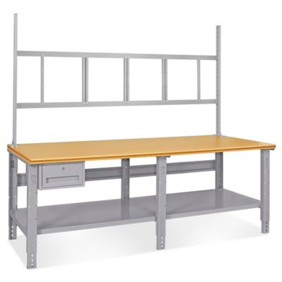 Deluxe Workstation Starter Table - 96 x 30", Composite Wood Top H-6343-WOOD