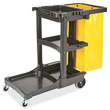 Uline Standard Janitor Cart H-6347