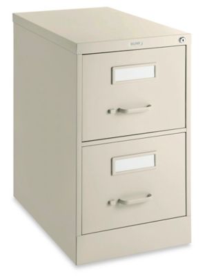 Vertical File Legal, 2 Drawer, Tan H6365T Uline