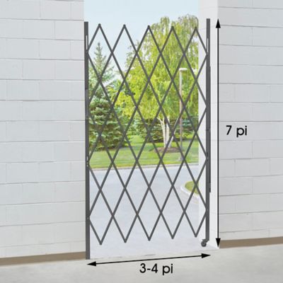 Barrière de sécurité pliable – 3 à 4 pi x 7 po – H-6371