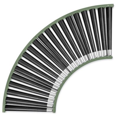 90° Curved Gravity Roller Conveyor - 30" H-6383